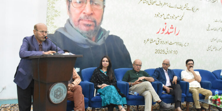 Arts Council of Pakistan Karachi’s Literary Committee (Fiction) Hosts Poetic Tribute to Renowned U.S.-Based Journalist and Poet Rashid Noor