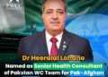 Honor for Dr.Heeralal Lohano