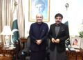 Provincial Minister for Energy, Planning, and Development Nasir Hussain Shah called on President Asif Ali Zardari at Aiwan-e-Sadr, Islamabad.
