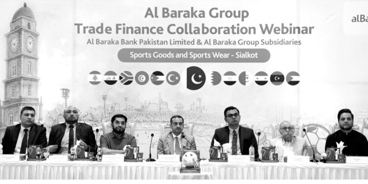Al Baraka Bank (Pakistan) Limited First Sports Good Product Webinar in Sialkot, with the Participation of Importers from 12 Countries.