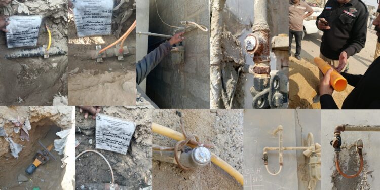 SSGC continues its fight against the menace of Gas Theft. 2,305 illegal gas connections disconnected.