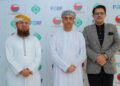 Humza Y.Tabani,With H.E. Sami Al Khanjri, C.G of Oman,and Haji Abdul Habib Attari,