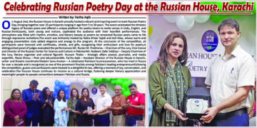 Celebrating Russian Poetry Day at the Russian House, Karachi