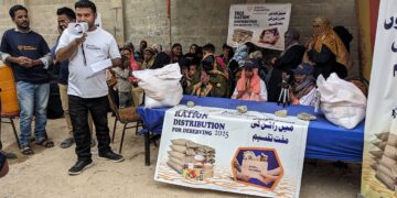 Dr. Anosh Ahmed Launches Inclusive Charity, Distributes 200 Food Bags in Karachi to Honor Late Father