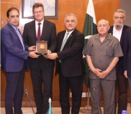 FPCCI Welcomes Thomas E. Schultze as the Consul General of Germany in Karachi  Atif Ikram Sheikh, President FPCCI