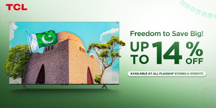 Bigger Screens, Bigger Celebrations – TCL Offers up to 14% Discount on LED TVs This Independence Day
