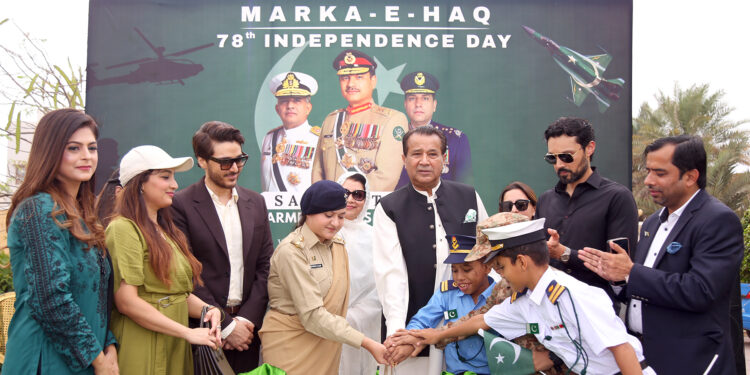 Marka-e-Haq with Make-A-Wish children