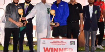 SINDH SHINES AT NAVEENA STEEL NATIONAL JUNIOR PADEL CHAMPIONSHIP WITH THREE TITLES