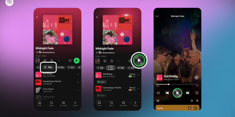 Spotify Introduces Seamless Transitions and Custom Mixes for Premium Users in Pakistan