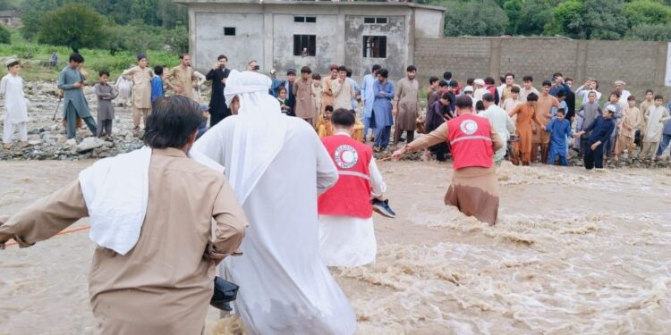 Pakistan Red Crescent Swiftly Responds Amid Ongoing Monsoon Rains Across Pakistan