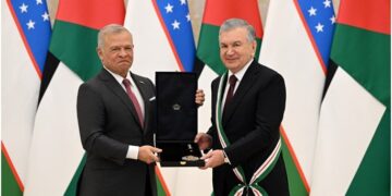 President of Uzbekistan awarded the highest honor of Jordan “Al Nahda”