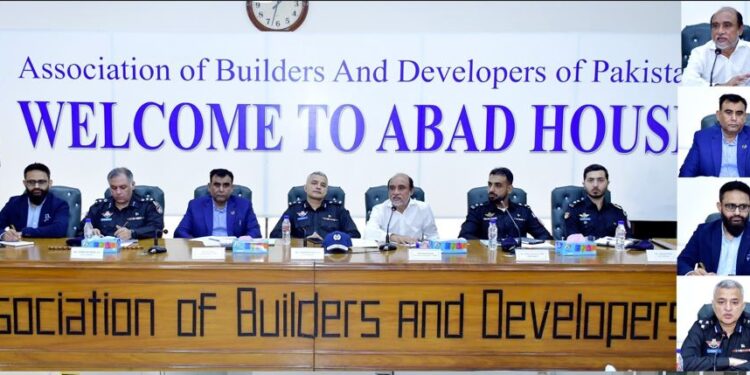 DIG EAST Police DR. Farrukh ALi, Senior Vice Chairman ABAD Syed Afzal Hameed,