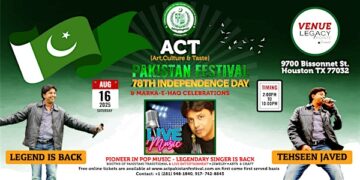Celebrate Pakistan’s 78th Independence Day in Houston with Art, Culture & Taste — A Grand Cultural Extravaganza!