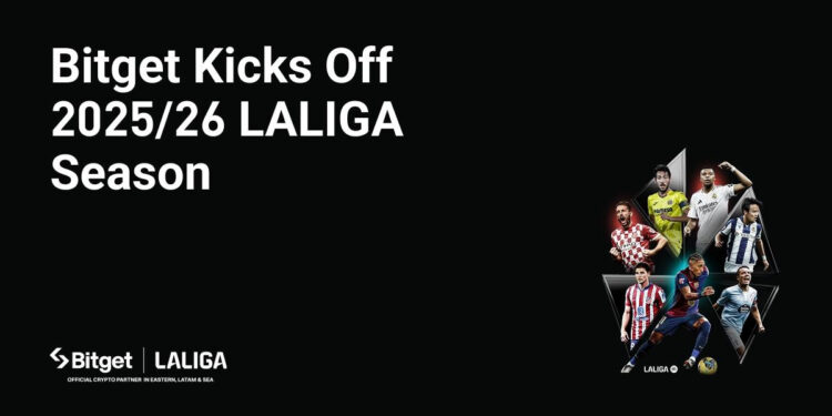 Bitget Kicks Off the New 2025/26 LALIGA Season with “Back in Play, Bitget Way”