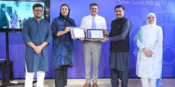Rotary Club of Karachi Silver Sands Hosts Certificate of Appreciation Distribution Ceremony for Volunteers