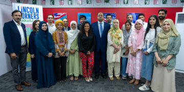 Nine interns and nine mentors from Pakistan-U.S. Alumni Network’s Punjab chapters celebrated the completion of a 12-week internship program
