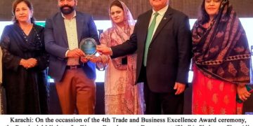 On the occassion of 4th Trade and Business Excellence Award ceremony