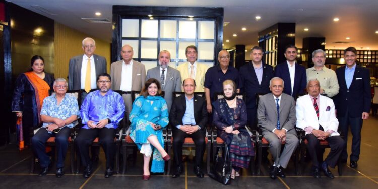 The Chairpeson Ms. Nadira Panjwani and Members Board of Governors of Karachi