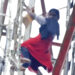 Girl, upset by mother’s scolding, climbs mobile tower