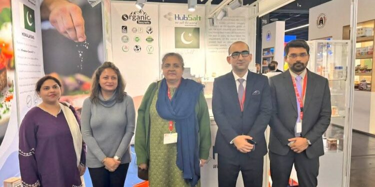 Ambassador Saqlain Syedah visited the Pakistan Pavilion at  ANUGA 2025,