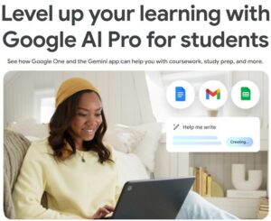 Google AI pro plan student offer