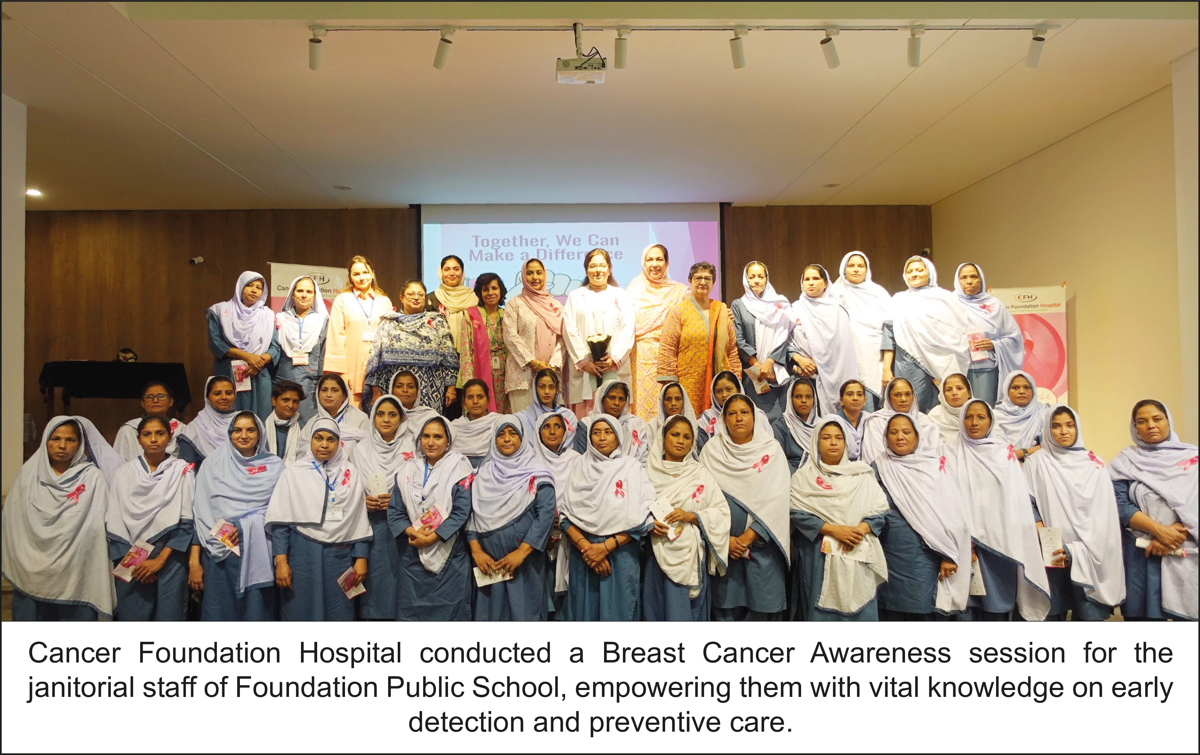 Cancer Foundation Hospital conducted a Breast Cancer Awareness session