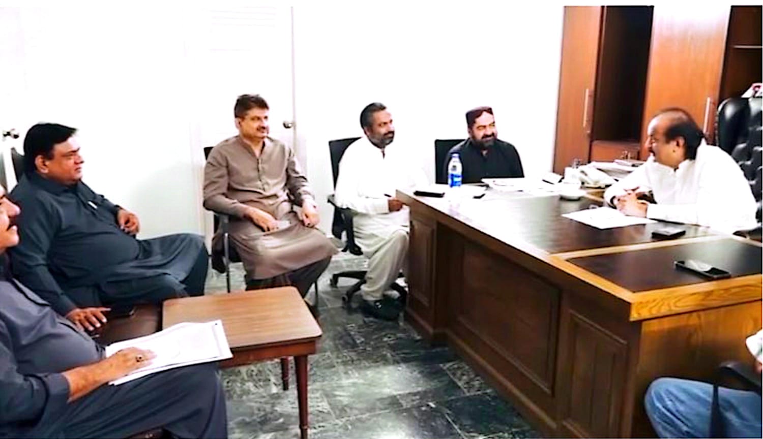 Sindh Secretary For Information Nadeem ur Rehman Memon Chaired A High 