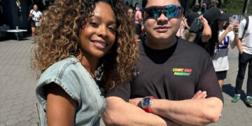 Emmy Award–Winning Hollywood Actress Zuri Hall Meets President of Comic Con Pakistan, Syed Aamir Sajjad