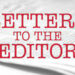 Letter to editor