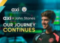 Axi Announces Their Partnership Renewal with Manchester City Star and England International, John Stones