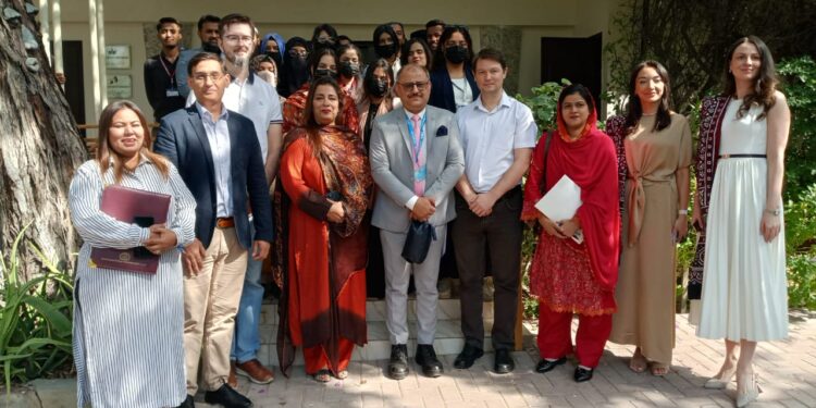GCU Hyderabad Delegation Visits Russian House Karachi