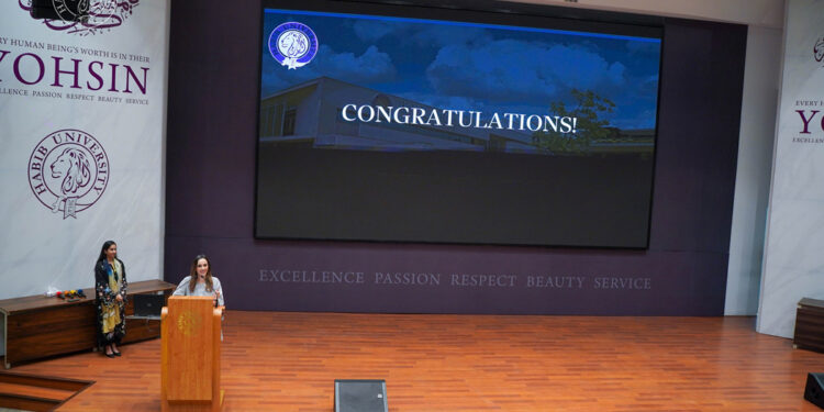 Habib University honored the hard work and dedication of exceptional students