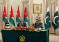 His Majesty King Abdullah II meets Pakistani Prime Minister Muhammad Shehbaz Sharif, in Islamabad,
