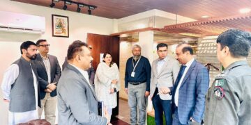 Dr. Danish Aman, Chairman Pakistan Tanners Association (Southern Zone), held a productive meeting with Mr. Ghanwer Ali Laghari,