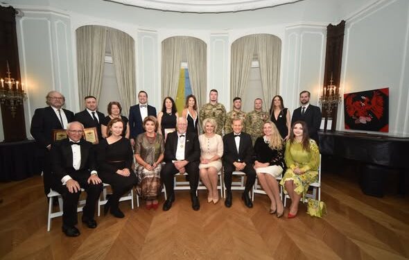 John Hewko Deeply honored to receive, on behalf of Rotary International and The Rotary Foundation,