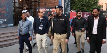 Add. IG Karachi Police, Javed Alam Odho met with President ACP Mohammad Ahmed Shah & visited the Arts Council,