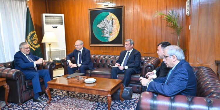 Deputy Prime Minister/Foreign Minister Senator Mohammad Ishaq Dar received Azerbaijan’s Minister of Economy,