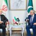 Mohammad Ishaq Dar received Dr. Ali Larijani, Secretary of Iran’s Supreme National Security Council, during his official visit to Pakistan today.
