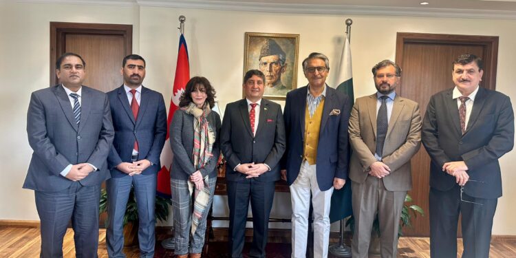 Ambassador Jalil Abbas Jilani Visits Pakistan Embassy in Nepal
