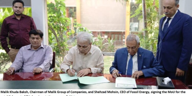 EV Charging Stations Agreement: Fossil Energy and Malik Group of Companies Sign MoU