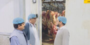 Tdap Peshawar team of officers visited Hamza Halal food Peshawar on 5-11-2025