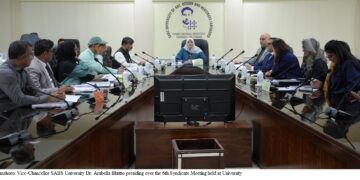 SABS UNIVERSITY JAMSHORO SYNDICATE CONVENES 6 TH MEETING TO REVIEW KEY ACADEMIC AND ADMINISTRATIVE MATTERS
