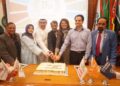 Nizami Health and Educational Welfare Organization* celebrated the 80th Anniversary of the United Nations Day by cutting a cake.