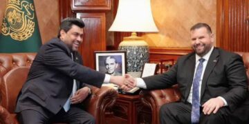 Ambassador of Romania Dr. Dan Stoenescu Meets Governor of Sindh Kamran Khan Tessori to Strengthen Romanian–Pakistani Bilateral Relations