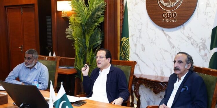 CEO CBD Punjab Imran Amin Reviews Progress of Flagship CBD Projects