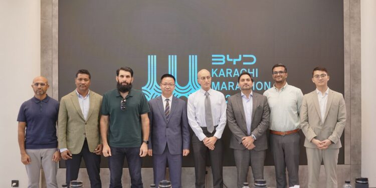 BYD – Mega Motor Company partners with Pakistan’s first World Athletics–Certified Karachi Marathon