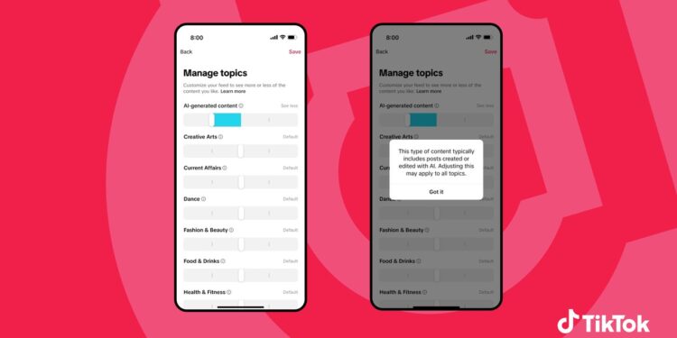 TikTok Expands AI Transparency with New Controls and Education Efforts Copy