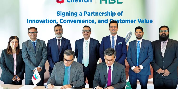 Chevron Pakistan Lubricants and HBL launch strategic partnership  to enhance automotive care