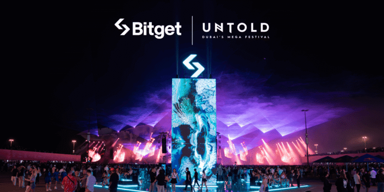 Bitget Lights Up UNTOLD Dubai with Immersive LED Tower and Global Fan Experience