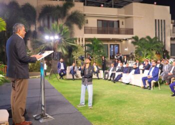 Commander Cost (Navy) and Chairman Sahil Welfare hosted fundraiser dinner